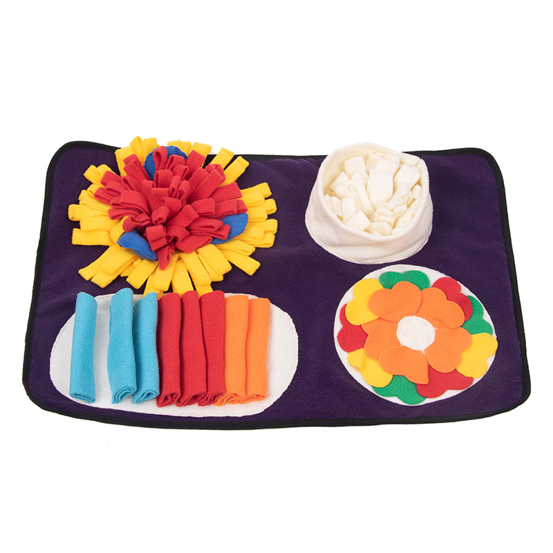 Dog Snuffle Mat – Slow Feeder Puzzle for Anxiety & Enrichment